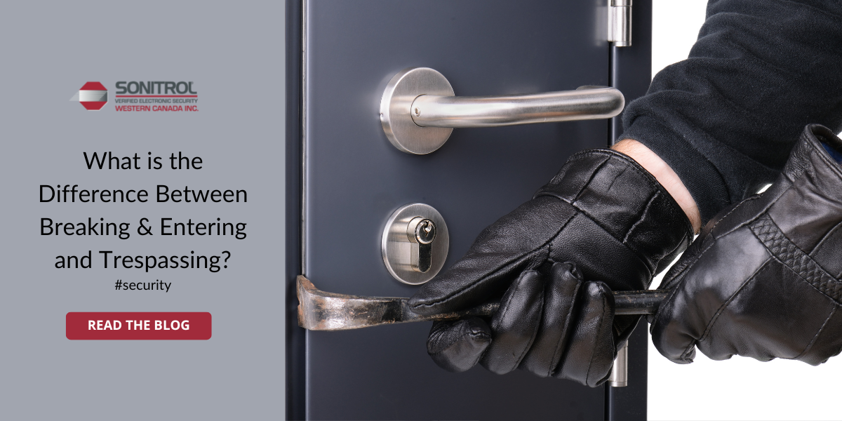 What is the difference between breaking and entering