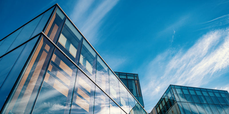 An office building