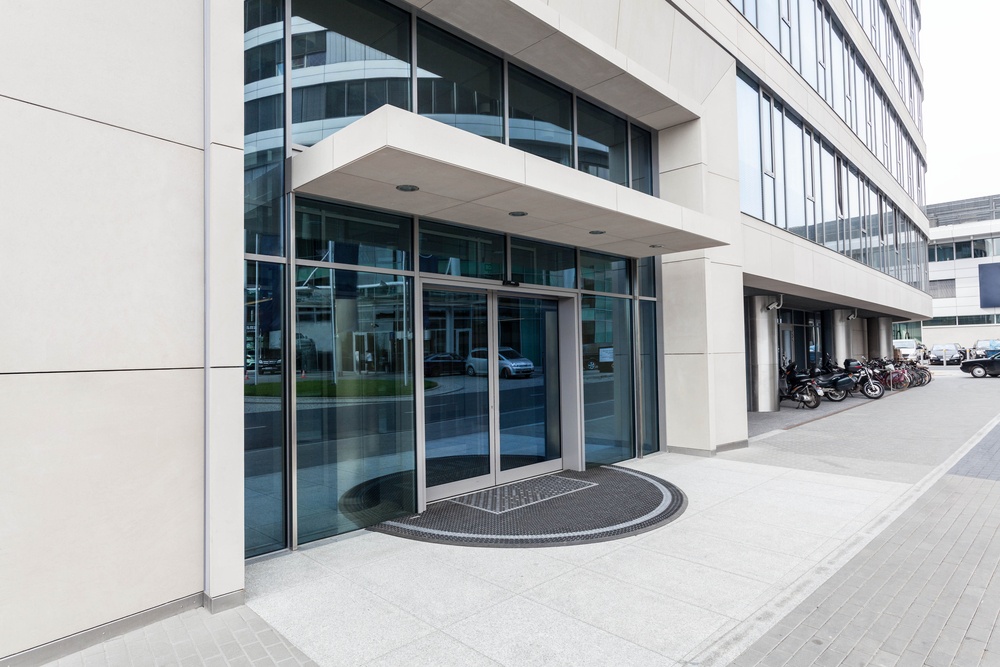 Door of a new contemporary office building.jpeg